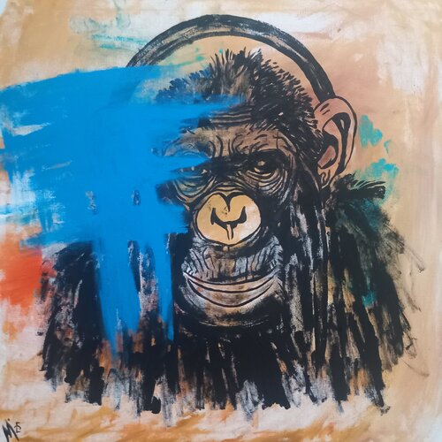 The Abstraktion of Music by Ole Müller, Painting for Sale on Singulart