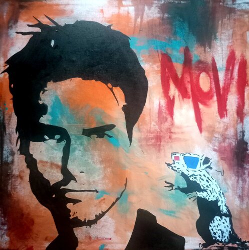 Movie two von Ole Müller, Malerei kaufen auf Singulart