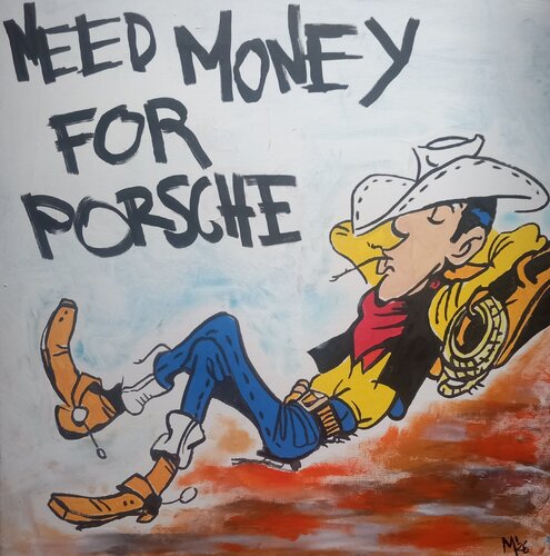 Lucky Luke and his dream von Ole Müller, Malerei kaufen auf Singulart