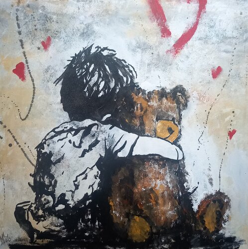 Teddy von Ole Müller, Malerei kaufen auf Singulart