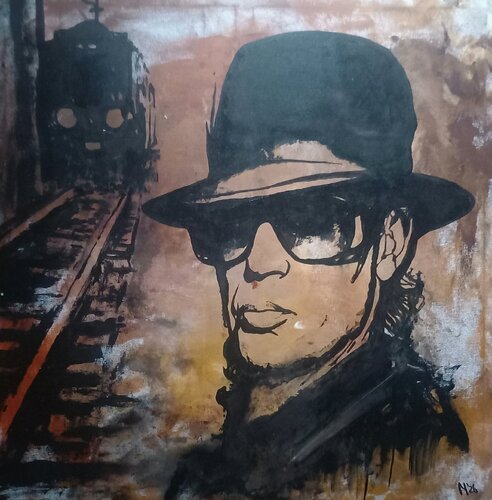 Ist das der Sonderzug nach Pankow van Ole Müller, Schilderij te koop op Singulart