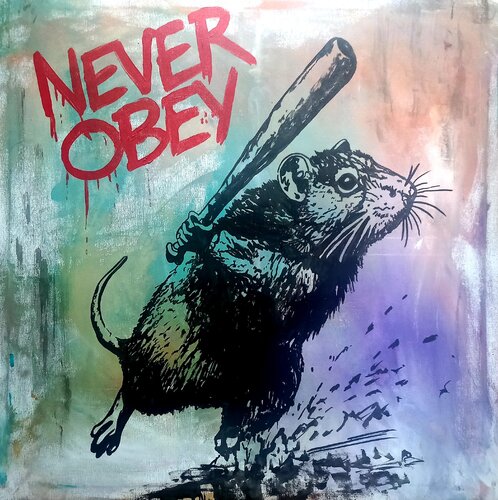 Never Obey by Ole Müller, 회화 for Sale on Singulart