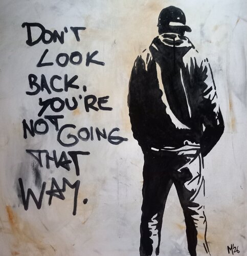 Don't look back von Ole Müller, Malerei kaufen auf Singulart