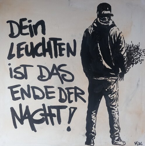 Dein Leuchten ist das Ende der Nacht by Ole Müller, 絵画 for Sale on Singulart