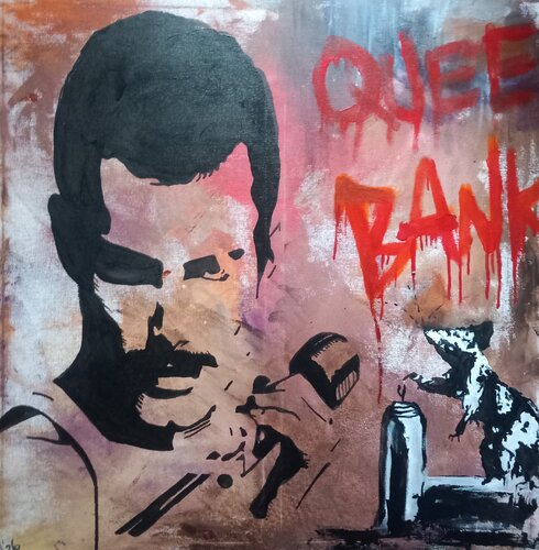 Queen on the street of music von Ole Müller, Malerei kaufen auf Singulart
