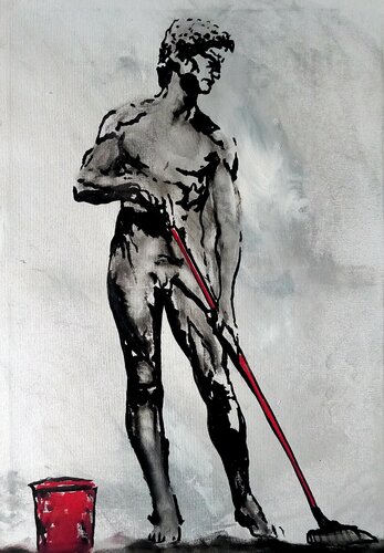 Haushalt van Ole Müller, Schilderij te koop op Singulart