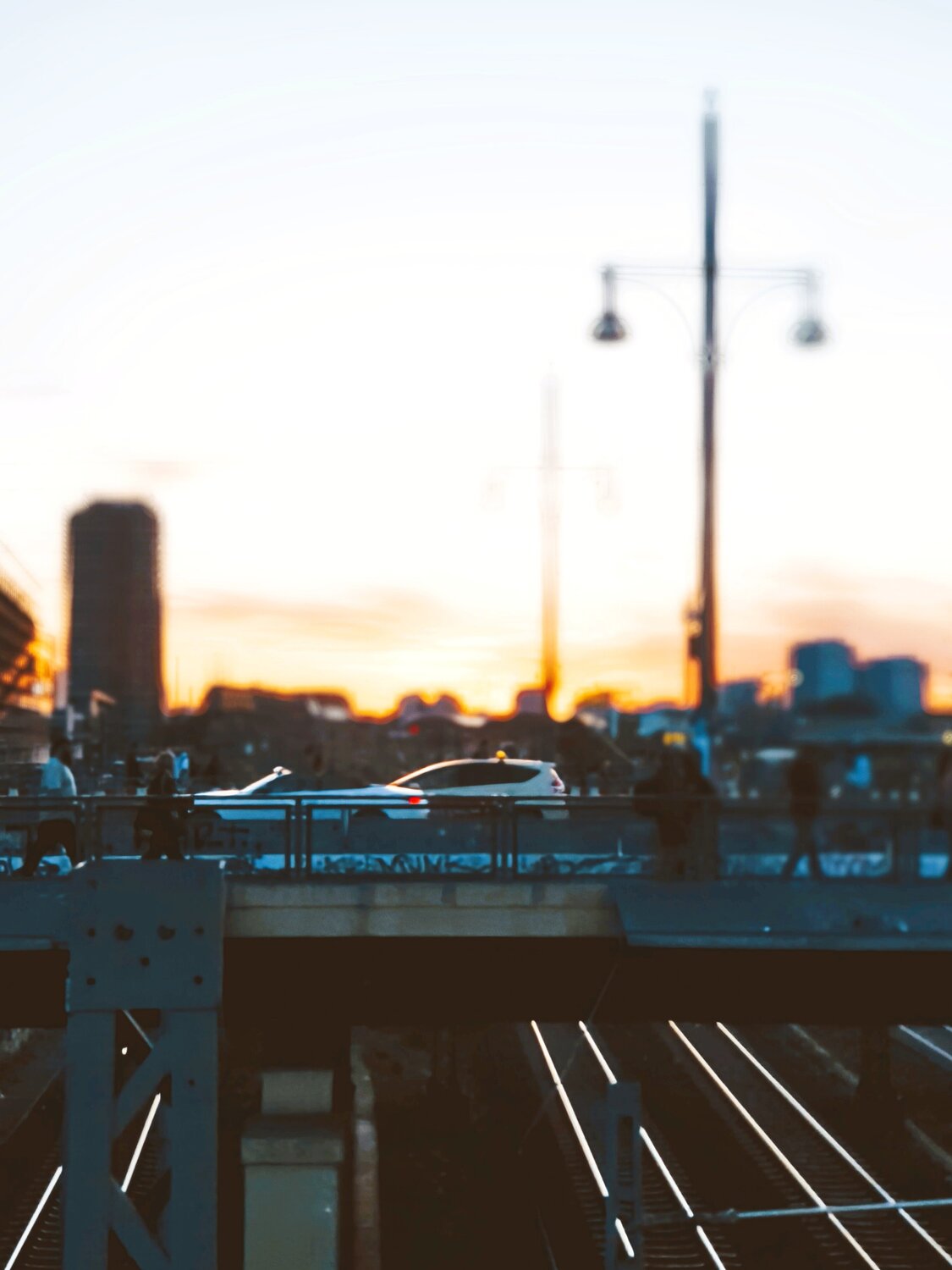 Abend an der Warschauer Brücke David Söllner