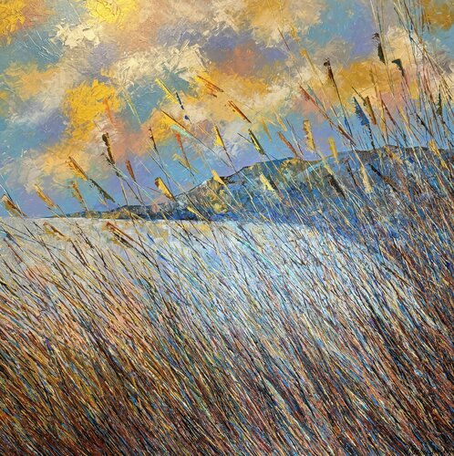 Cornwall Painting Seascape Ocean Modern Contemporary Painting Nature Artwork van Nataliya Rozhdestvenskaya, Schilderij te koop op Singulart