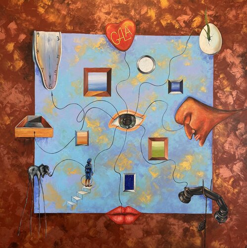 The Theatre of the Unconscious by Nataliya Rozhdestvenskaya, Painting for Sale on Singulart