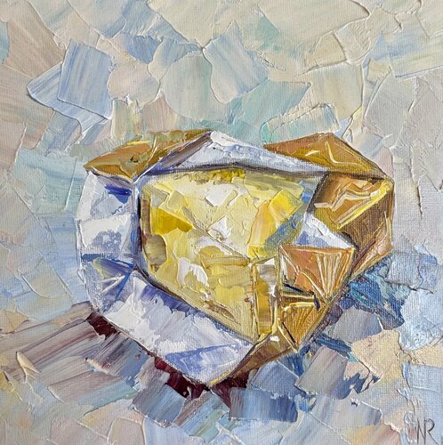 Irische Butter Original Impasto Oil Painting Nataliya Rozhdestvenskaya