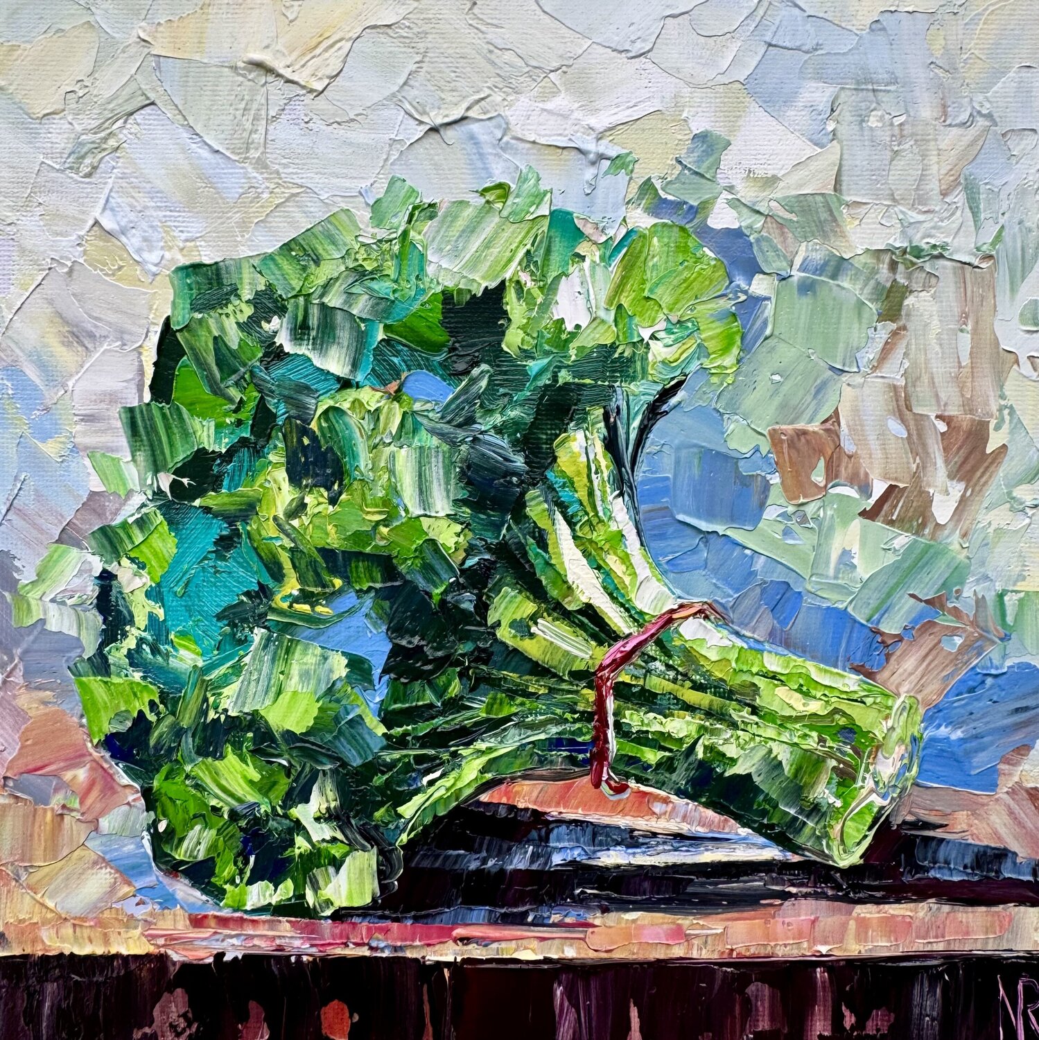 Still life with Broccoli Nataliya Rozhdestvenskaya