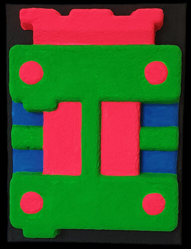 Full-Motion / Who´s Afraid of Red, Blue, Green ⅠⅠ di Günter Sindlinger, Altri media in vendita su Singulart