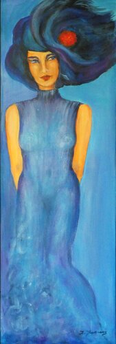 Dream in Blue von Irmtraut Behrens, Malerei kaufen auf Singulart