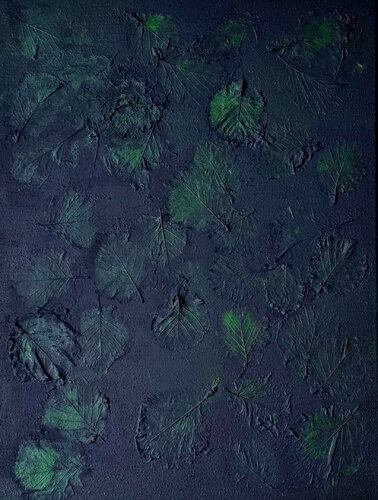 Dark leaves. von Maira Rībena, Malerei kaufen auf Singulart