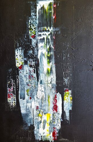 Summer Night Rain Sounds van Maira Rībena, Schilderij te koop op Singulart