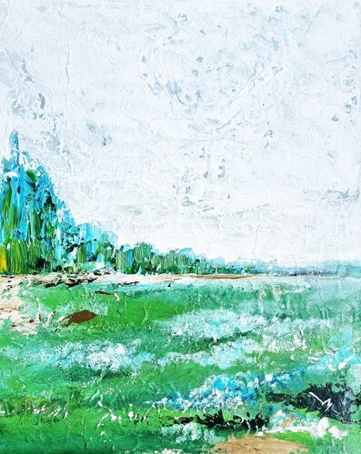 Just landscape. di Maira Rībena, Pittura in vendita su Singulart