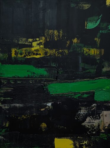 Dark Silence. von Maira Rībena, Malerei kaufen auf Singulart