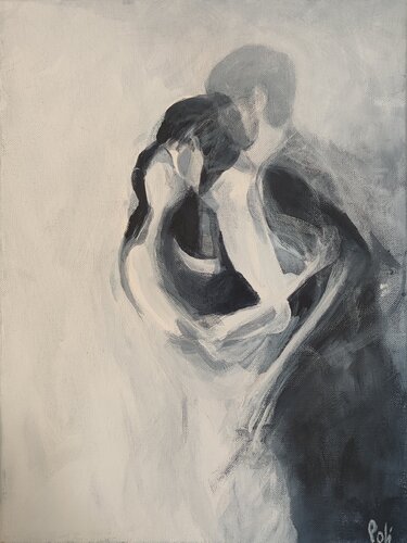 Il bacio by Chiara Poli, 油畫 for Sale on Singulart