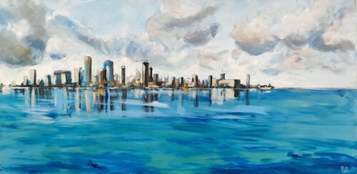 Sidney by Chiara Poli, 油畫 for Sale on Singulart