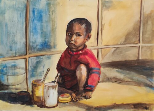 REMEMBER TO ME by Chiara Poli, 油畫 for Sale on Singulart