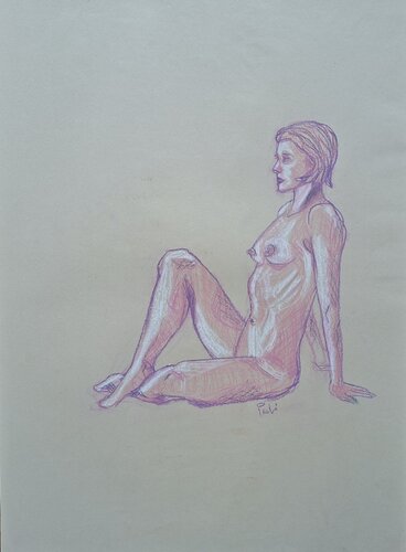 Qui by Chiara Poli, Work on Paper for Sale on Singulart