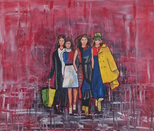 Top model by Chiara Poli, 油畫 for Sale on Singulart