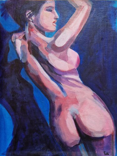 Violet von Chiara Poli, Malerei kaufen auf Singulart