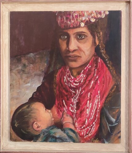 Sacra maternità von Chiara Poli, Malerei kaufen auf Singulart