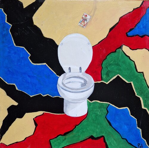 the fool in the tarot by Chiara Poli, 油畫 for Sale on Singulart