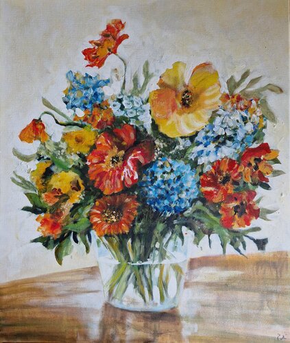 Vaso di fiori by Chiara Poli, 油畫 for Sale on Singulart