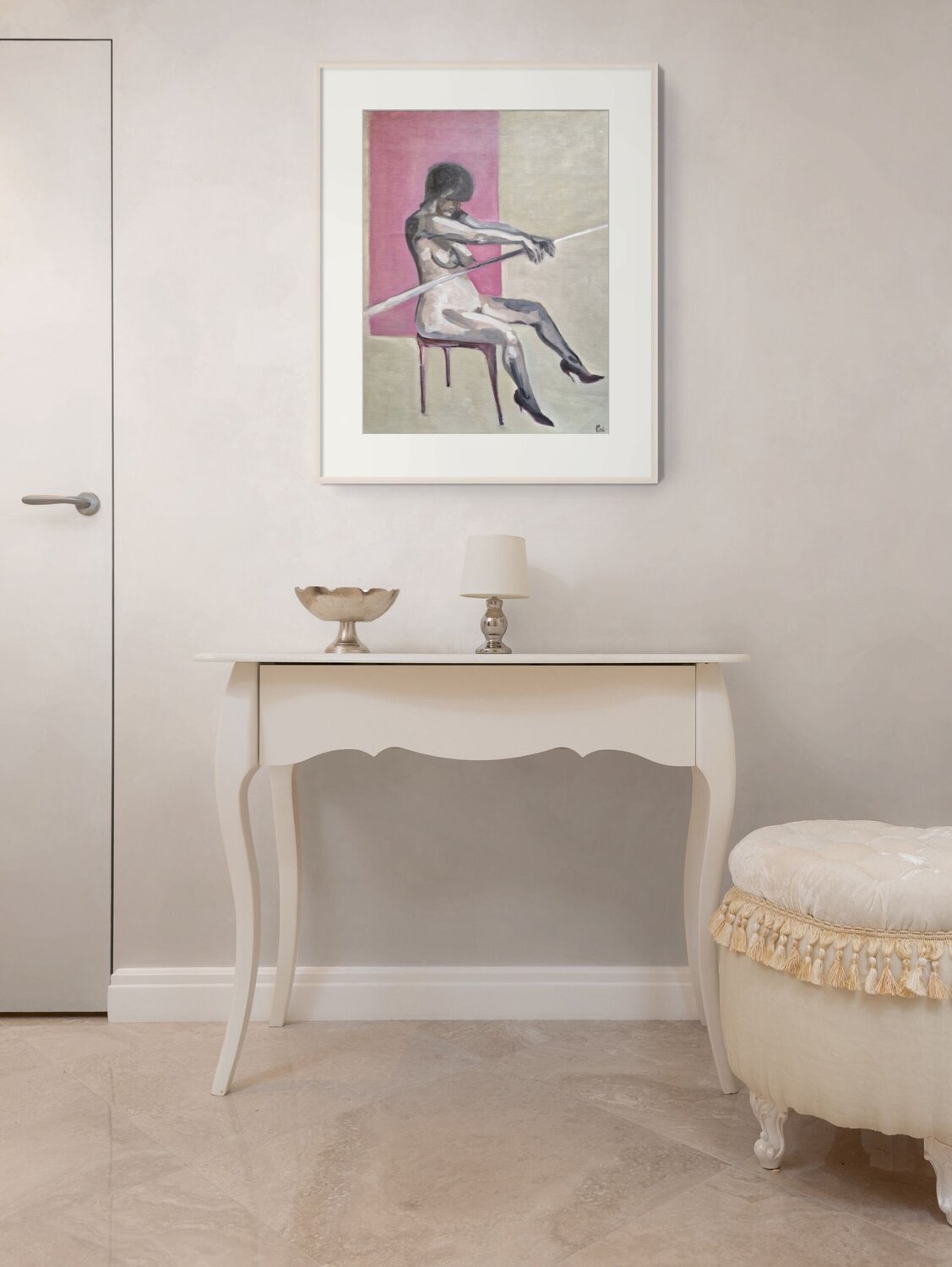Sensuality in pregnancy Chiara Poli Originalgemälde zu verkaufen