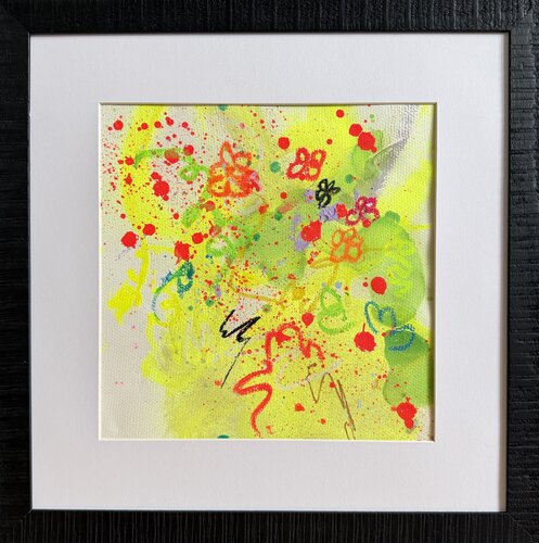 URBAN GARDEN on Paper #2 van Carolyn Kraft, Schilderij te koop op Singulart