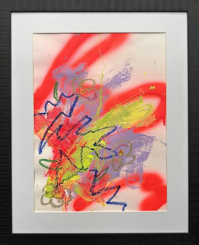 URBAN GARDEN on Paper #3 by Carolyn Kraft, Painting for Sale on Singulart