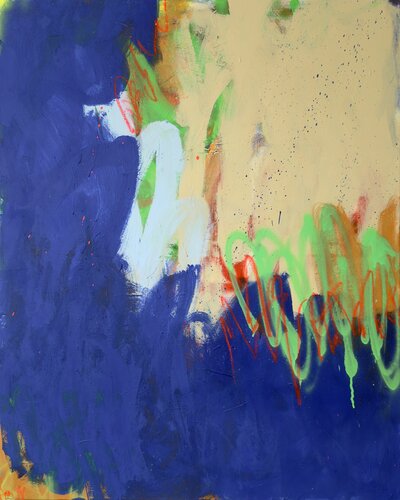 FREEDOM BETWEEN SAND & SEA van Carolyn Kraft, Schilderij te koop op Singulart