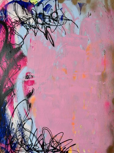 NOT YOUR BARBIE GIRL van Carolyn Kraft, Schilderij te koop op Singulart