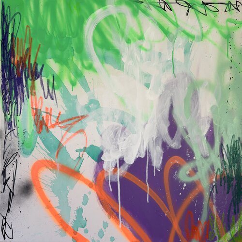 MACH LAUT, BABY (TURN THE VOLUME UP, BABY) by Carolyn Kraft, Painting for Sale on Singulart