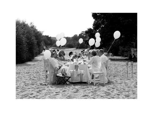 White dinner, Hamburg Blankenese Marijon Walter