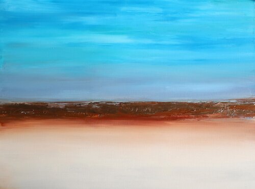Entre mer et terre by MONIQUE KAWKA, 油畫 for Sale on Singulart