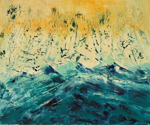 Et la mer de MONIQUE KAWKA, Pintura a la venta en Singulart