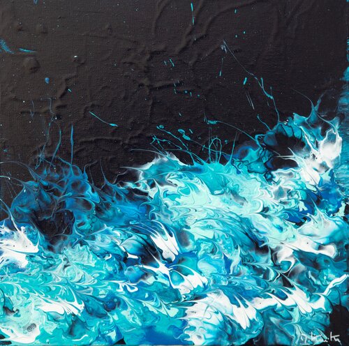 Nuit océane di MONIQUE KAWKA, Pittura in vendita su Singulart