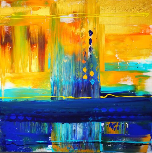 Partir van MONIQUE KAWKA, Schilderij te koop op Singulart