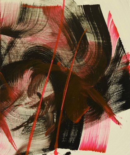 Voyage au bout de la nuit 2 van MONIQUE KAWKA, Schilderij te koop op Singulart