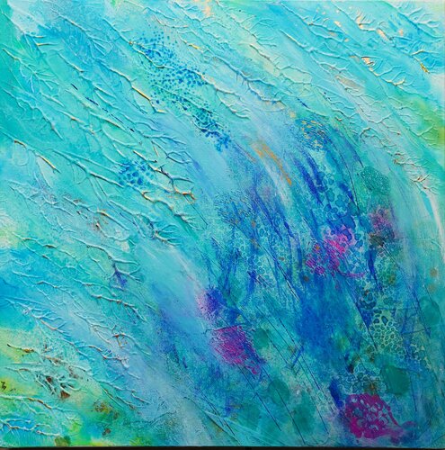 Jeu d'eau von MONIQUE KAWKA, Malerei kaufen auf Singulart