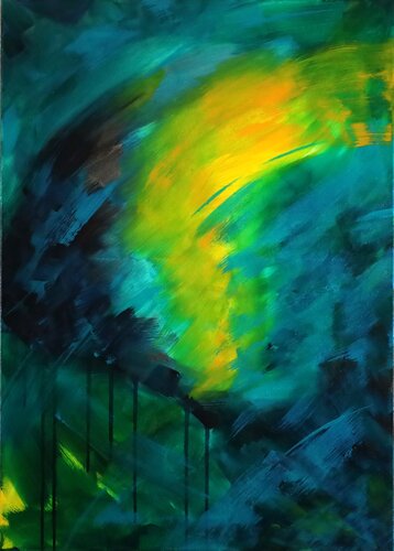 Boréales di MONIQUE KAWKA, Pittura in vendita su Singulart