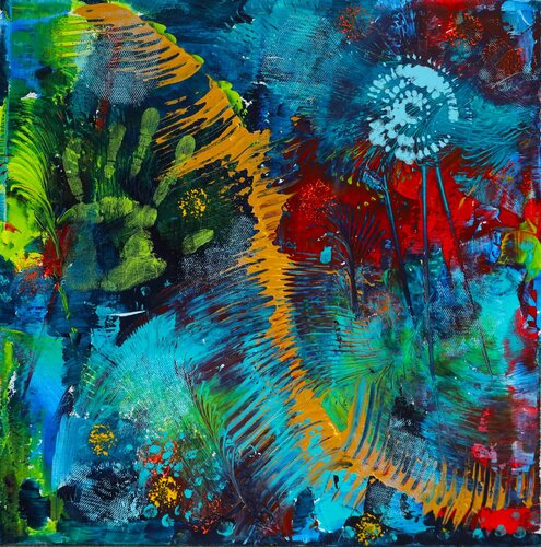 City life van MONIQUE KAWKA, Schilderij te koop op Singulart