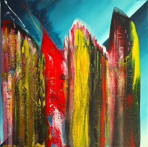 Hotel California di MONIQUE KAWKA, Pittura in vendita su Singulart