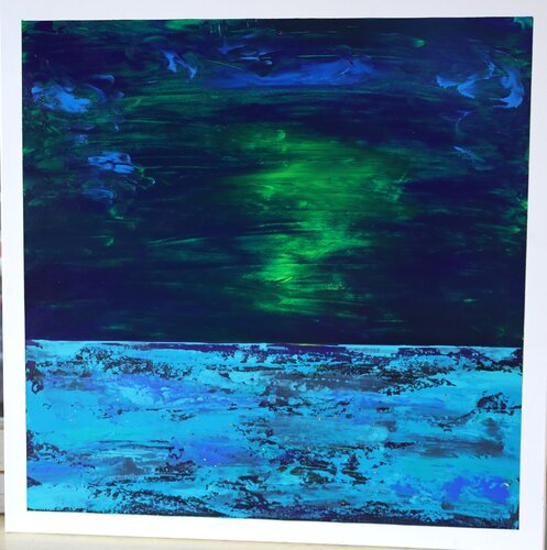 Atlantique Nord di MONIQUE KAWKA, Pittura in vendita su Singulart