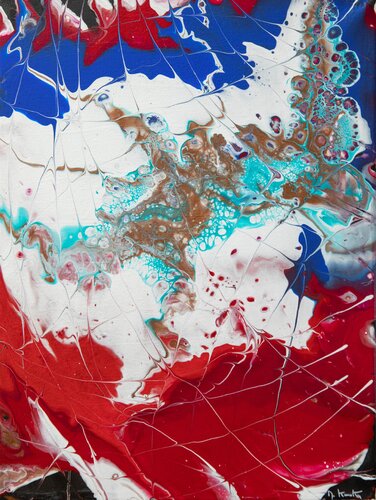 Carte aux trésors de MONIQUE KAWKA, Pintura a la venta en Singulart