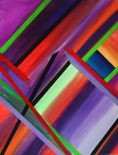 Chassé Croisé di MONIQUE KAWKA, Pittura in vendita su Singulart