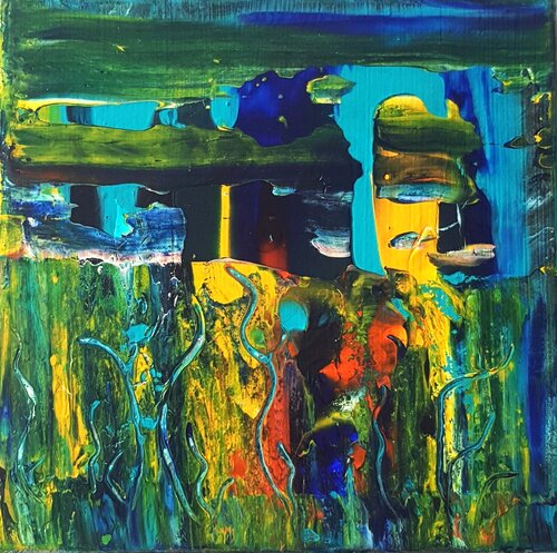 Le jardin perdu de MONIQUE KAWKA, Pintura a la venta en Singulart